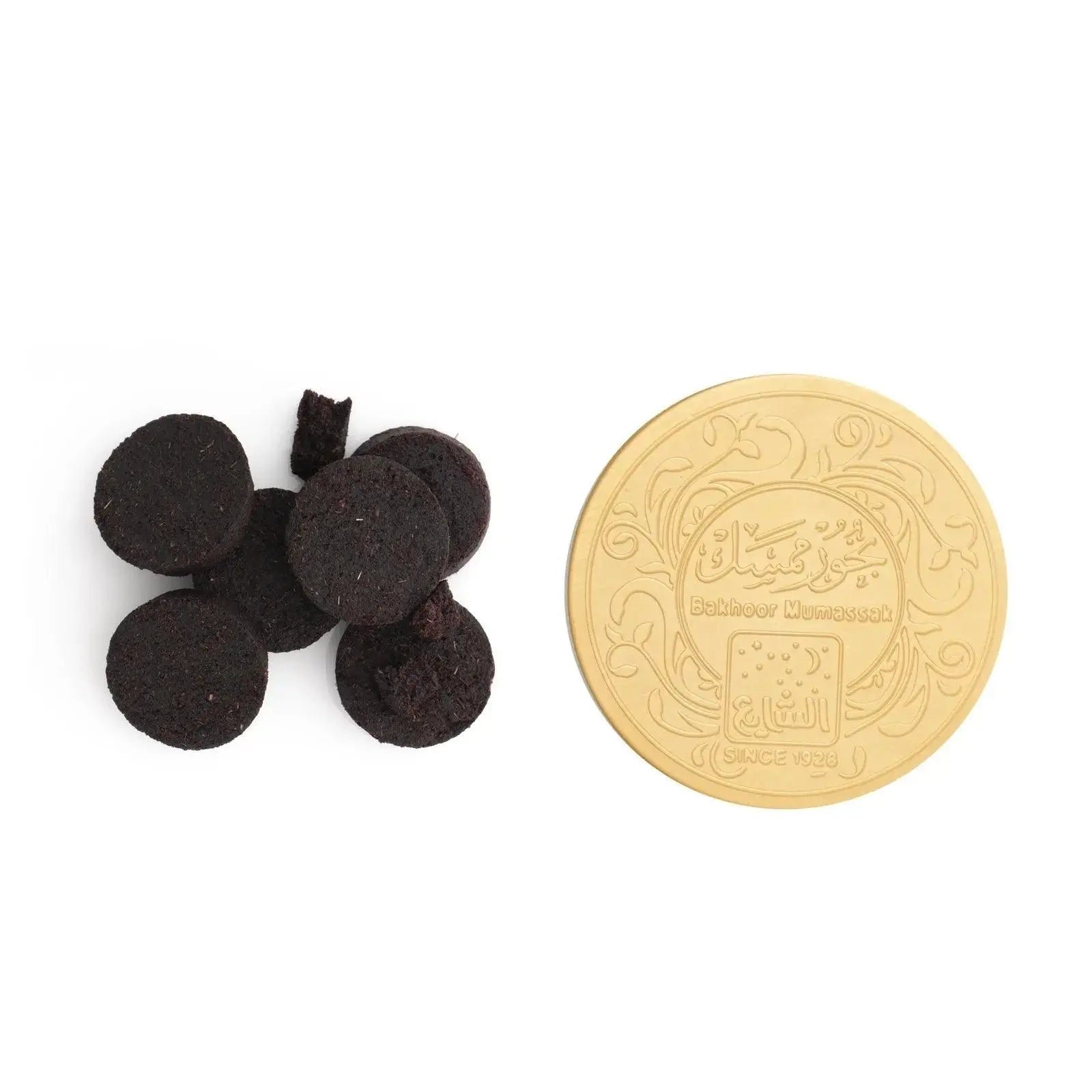 Mumassak Incense Bakhoor Gold 5 Tola - Tablets Al Shaya Perfumes — view 1